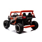 Elektrische kinderbuggy - oranje - 4x45W motor - Bluetooth en USB Mp3