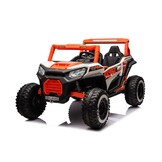 Elektrische kinderbuggy - oranje - 4x45W motor - Bluetooth en USB Mp3