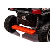 Elektrische kinderbuggy - oranje - 4x45W motor - Bluetooth en USB Mp3