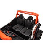 Elektrische kinderbuggy - oranje - 4x45W motor - Bluetooth en USB Mp3