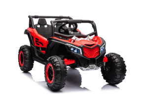 Elektrische kinderauto - rood - 4x35W motor - Bluetooth en USB-audiosysteem