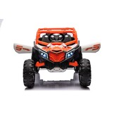 Elektrische kinderauto - oranje - 4x35W motor - 12V7Ah batterij