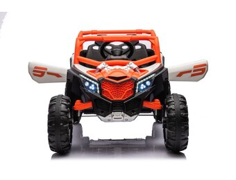 Elektrische kinderauto - oranje - 4x35W motor - 12V7Ah batterij