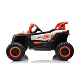 Elektrische kinderauto - oranje - 4x35W motor - 12V7Ah batterij