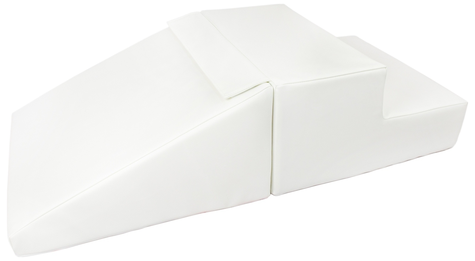 Foam blokken met glijbaan - wit - T-21 bekledingsschuim - 25 cm hoog