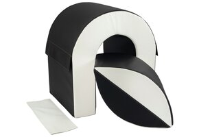 Schuimblokken - 2 stuks - tunnel en bal - 65cm hoog