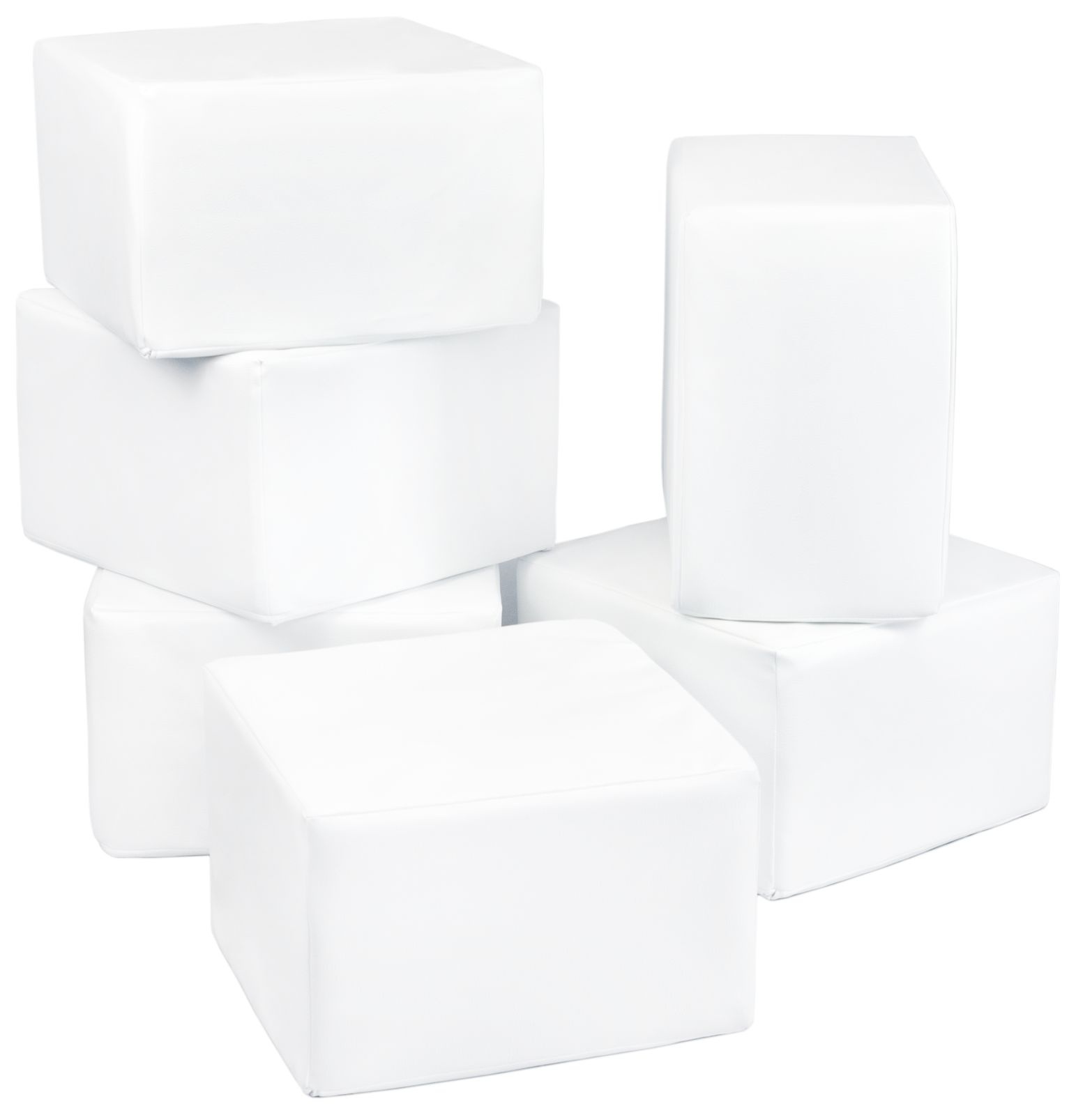 Schuimblokken - set van 6 - 40x40x25 cm - gemakkelijk schoon te maken