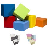 Schuimblokken - set van 6 - 40x40x25 cm - gemakkelijk schoon te maken