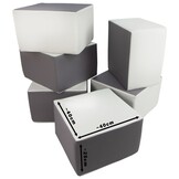 Schuimblokken - set van 6 - 40x40x25 cm - gemakkelijk schoon te maken