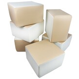 Schuimblokken - 6 stuks - 40x40x25 cm - T-21 bekledingsschuim