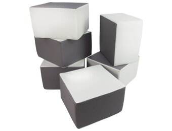 Schuimblokken - set van 6 - 40x40x25 cm - eenvoudig te reinigen