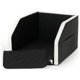 Hondenmand auto - zwart-wit - 55x70cm - opvouwbaar