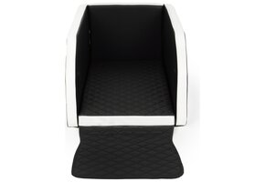 Hondenmand auto - eco leder - 55x100cm - opvouwbaar