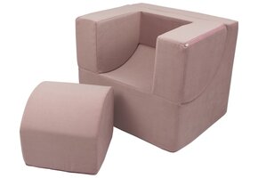 Kinderbankje - polyurethaanschuim - uitklapbaar - wasbare hoes