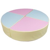 Schuimblokken - 4 stuks - pastelkleuren - 60x60x25 cm