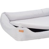 Hondenmand - zilver - waterdicht - inclusief kussen