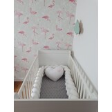 Bedbumper - handgemaakt - 3,5mx25cm - wasbaar