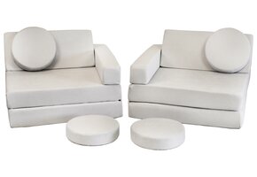 Kinder loungeset - MDF - 90x200 cm - inclusief matras