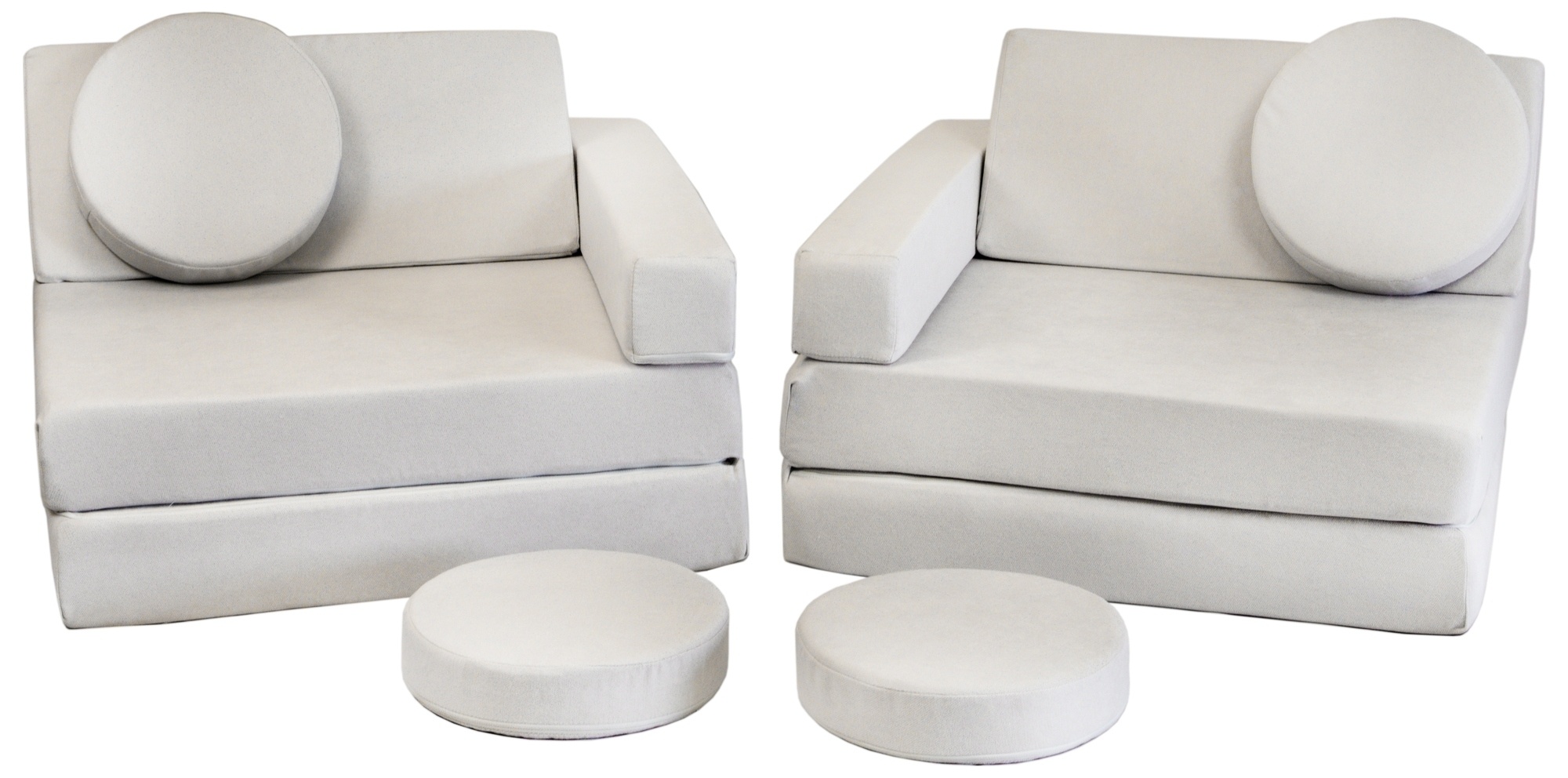 Kinder loungeset - MDF - 90x200 cm - inclusief matras