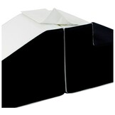 Foam blokken met glijbaan - zwart-wit - T-21 schuim - 40 cm hoogte