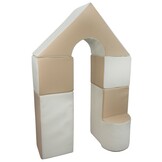 Schuimblokken - 6 stuks - kleurrijk - T-21 bekledingsschuim - hygiënecertificaat