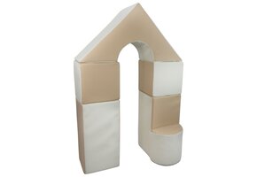 Schuimblokken - 6 stuks - kleurrijk - T-21 bekledingsschuim - hygiënecertificaat