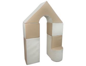 Schuimblokken - 6 stuks - kleurrijk - T-21 bekledingsschuim - hygiënecertificaat