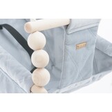 Schommelstoel baby - zilver - verstelbare rugleuning - max. 20 kg