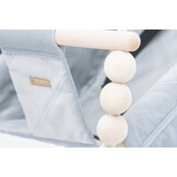 Schommelstoel baby - zilver - verstelbare rugleuning - max. 20 kg