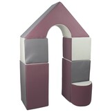 Schuimblokken - 6 stuks - gekleurd - T-21 bekledingsschuim - hoge elasticiteit