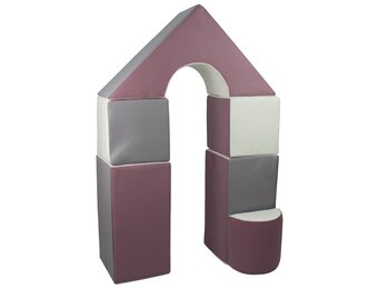 Schuimblokken - 6 stuks - gekleurd - T-21 bekledingsschuim - hoge elasticiteit