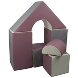 Schuimblokken - 6 stuks - gekleurd - T-21 bekledingsschuim - hoge elasticiteit