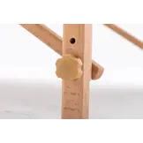 Massagetafel - inklapbaar - 2 secties - 185x70cm - hout - wit