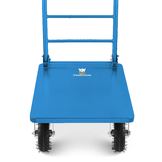 Transportwagen - magazijnwagen - tot 500kg - blauw - staal