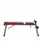 Fitness bank - Trainingsbank - verstelbaar - zwart-rood