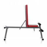Fitness bank - Trainingsbank - verstelbaar - zwart-rood
