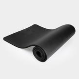 Yoga mat - Fitness mat - Dik - 183x60 cm - Zwart