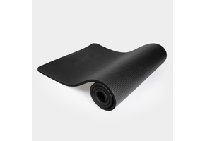 Yoga mat - Fitness mat - Dik - 183x60 cm - Zwart