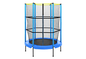 Trampoline met veiligheidsnet - Ø 152 cm - 5ft - blauw