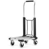 Transportwagen - 71x41cm - opvouwbaar - tot 150 kg - aluminium
