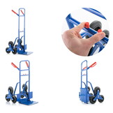 Steekwagen - traploper - tot 250 kg - opvouwbaar - 3 wielen