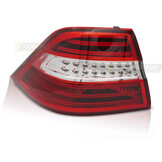 Achterlicht Links voor MERCEDES M-Klasse W166 2011-2015 - LED rood wit