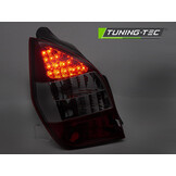 Achterlichten geschikt voor CITROEN C2 11/2003-2010 LED rood SMOKE