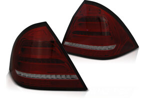 Achterlichten geschikt voor MERCEDES W203 Sedan 2004-2007 – DTS LED rood smoke