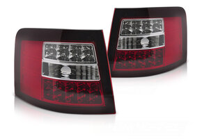 Achterlichten voor AUDI A6 Station 05/1997 - 05/2004 LED rood wit