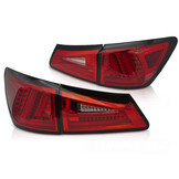 Achterlichten voor LEXUS IS II 2006-2013 – DTS LED rood wit