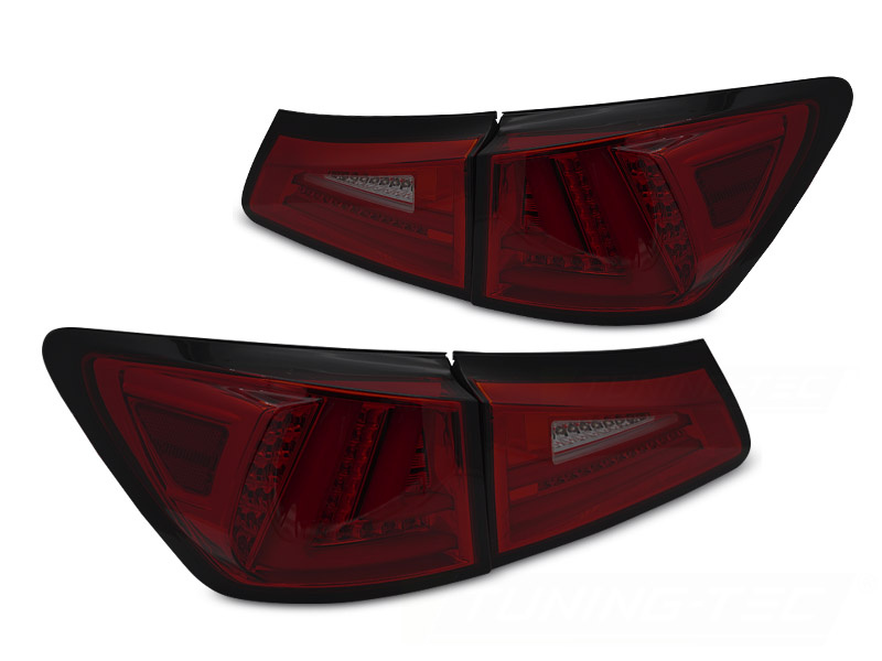 Achterlichten voor LEXUS IS II 2006-2013 – DTS LED rood smoke
