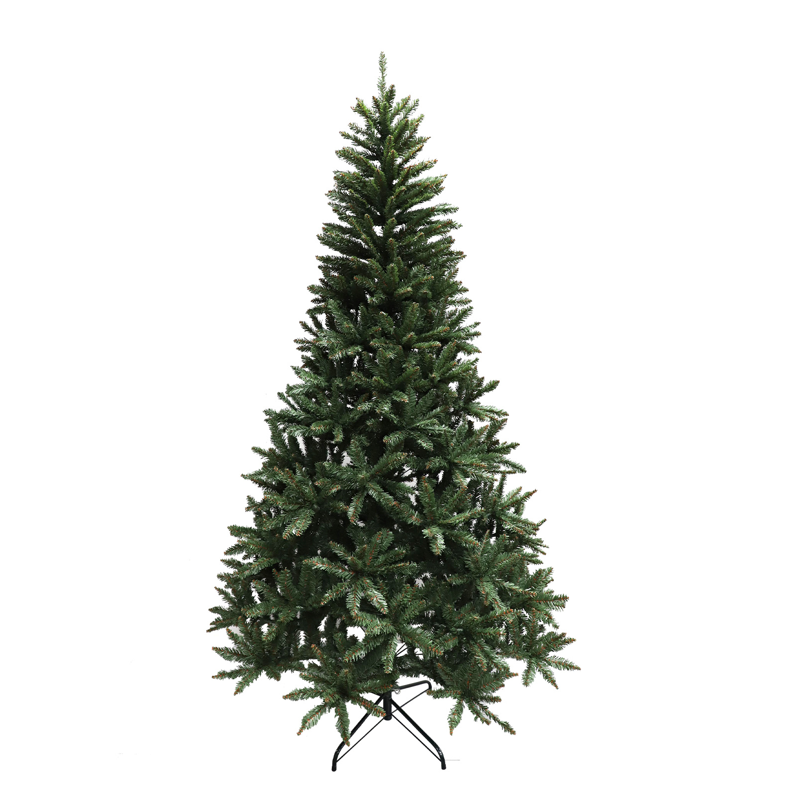 Kunstkerstboom - 220 cm - spar groen- stalen poot