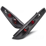 Achterlichten voor Ford Focus MK2 (2004-2008) hatchback zwart