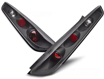 Achterlichten voor Ford Focus MK2 (2004-2008) hatchback zwart
